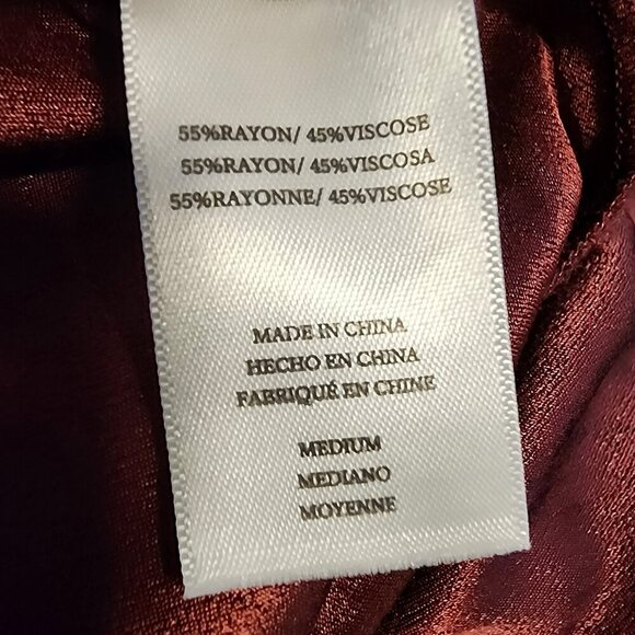 Rails Jumpsuit Size Medium Rust Spotted Wide Leg Belted One Piece Romper Excelle - Picture 11 of 14